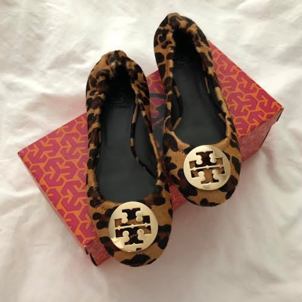 Tory Burch Leopard Reva Flats